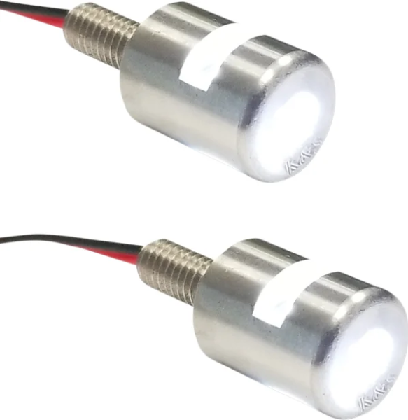 3 Beam Bolt Lights Silver, 1, nordicamoto.ro