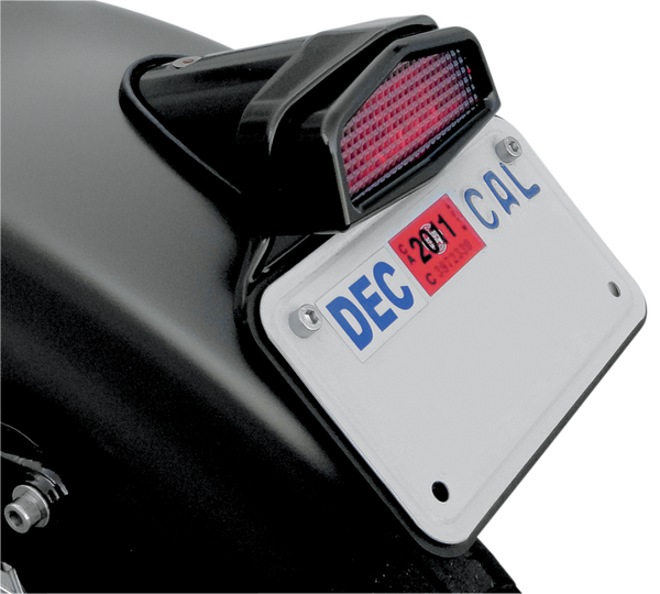 License Plate Back Plate Black, 2, nordicamoto.ro