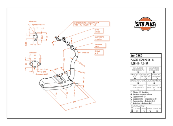 Sitoplus Full-system Exhaust Black, 1, nordicamoto.ro