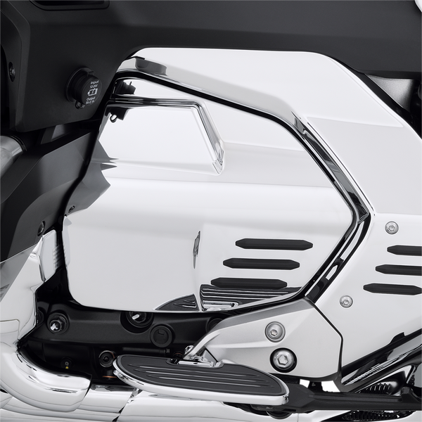 Chrome Lower Engine Side Cover Chrome, 2, nordicamoto.ro