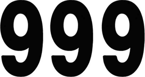 Pro Numbers Black, 1, nordicamoto.ro