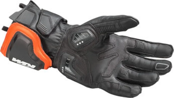 KTM RSX bőrkesztyű – narancssárga/fekete – M/9-es méret, 2, nordicamoto.ro