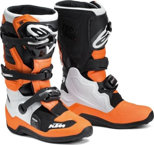 KTM TECH 7S gyermekcsizma, narancssárga/fekete/fehér, 6/39-es méret, 1, nordicamoto.ro