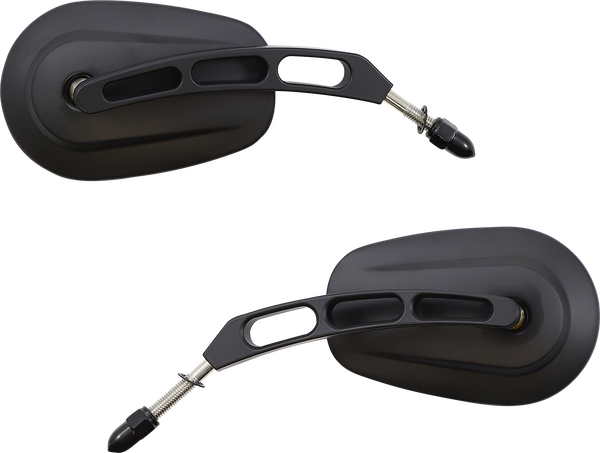 Thru-mount Mirror Black, Matte, 5, nordicamoto.ro