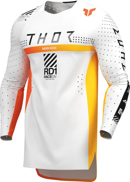 Tricou Thor Sportmode Synth Alb S, 8, nordicamoto.ro