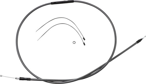 High-efficiency Polished Karbonfibr Clutch Cable Silver, 1, nordicamoto.ro