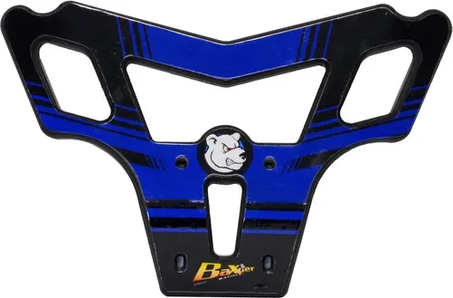 AXP Racing BAXPER első lökhárítóvédő a Yamaha YFZ 450 R/SE '09–'23 modellhez, fekete/kék, 1, nordicamoto.ro