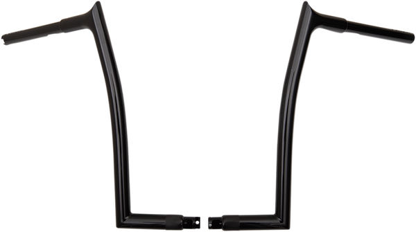 1-1/4(r) Ez Install Pointed Top Handlebar Black, 2, nordicamoto.ro