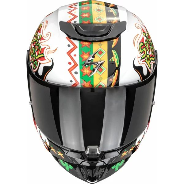 SCORPION EXO-JNR AIR YUCATAN S teljes arcú gyermek sisak, fekete/sárga/piros, 4, nordicamoto.ro