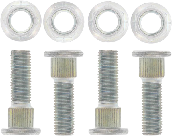 Wheel Stud/nut Kit Silver, 1, nordicamoto.ro
