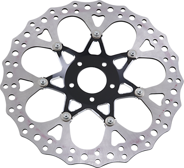 Two-piece Floating Brake Rotor Black, 2, nordicamoto.ro