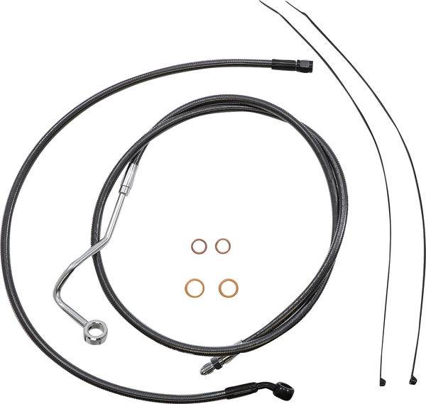 Black Pearl Designer Handlebar Installation Kit Black, 5, nordicamoto.ro
