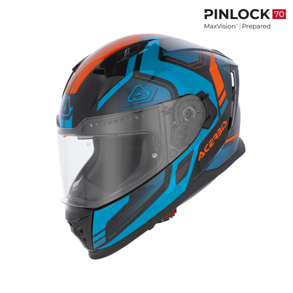 Acerbis X-Way Graphic kék/narancssárga XL sisak, 12, nordicamoto.ro