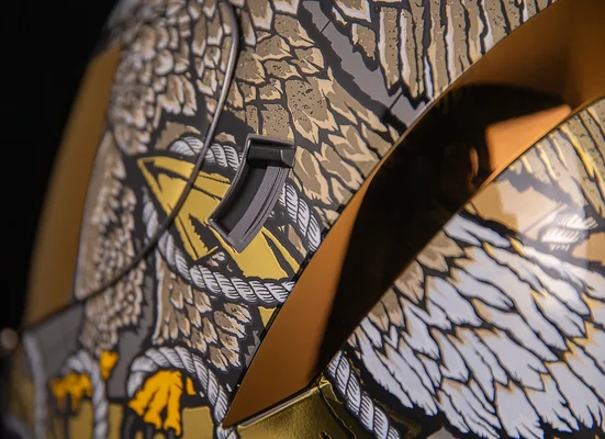 Casca Icon Airform™ Semper FI Black/Gold/White 2XL, 2, nordicamoto.ro