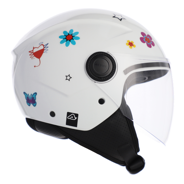 Acerbis Brezza White S/50 gyermek fúvóka sisak, 2, nordicamoto.ro