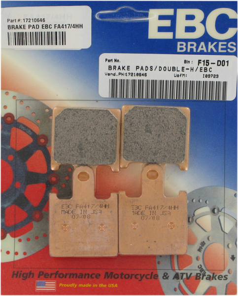 Sinterelt fékbetétek (r)hh(r), 1, nordicamoto.ro