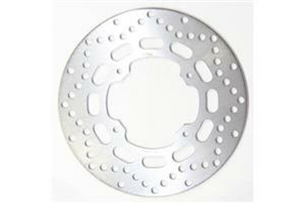 Round D-series Fixed Offroad Brake Rotor Silver, Stainless Steel, 1, nordicamoto.ro