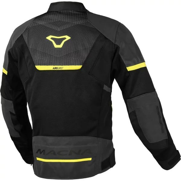 MACNA ORCANO Night Eye™ 2.0 XL női nyári textildzseki – fekete/szürke/sárga, 5, nordicamoto.ro