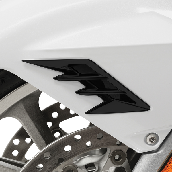 Front Fender Vent Filler Accent Black, Satin, 1, nordicamoto.ro