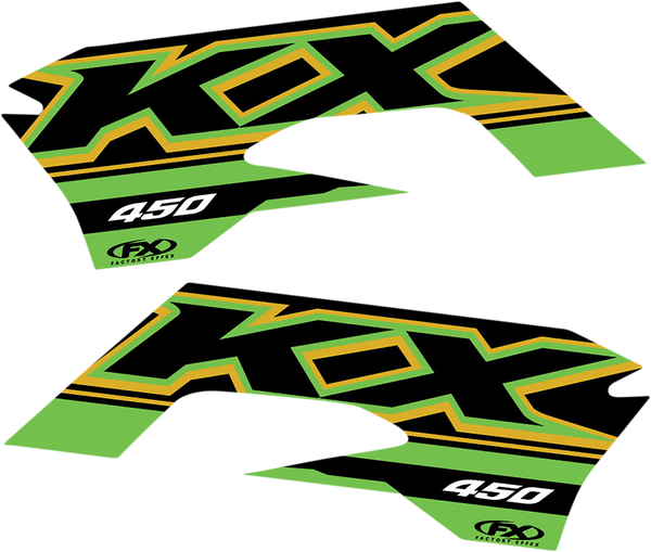 Replacement Oem Tank/shroud Graphics Black, Green, 1, nordicamoto.ro