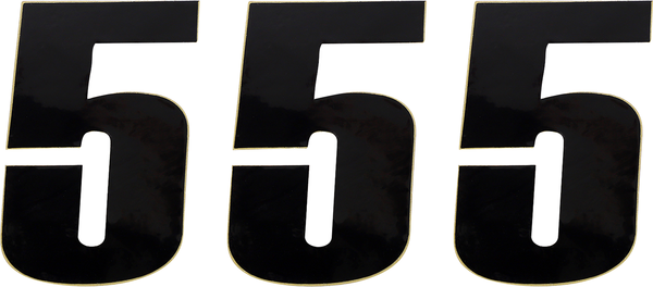 Vinyl Race Numbers Black, 1, nordicamoto.ro