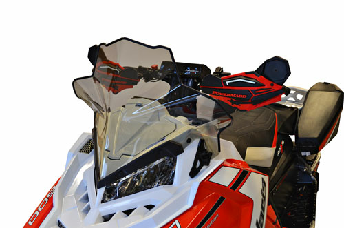 Powermadd szélvédő Polaris Axys Low 16"/színezett, 1, nordicamoto.ro