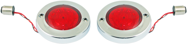 Probeam® Flat Bezel Rear Led Turn Signals Chrome, 1, nordicamoto.ro