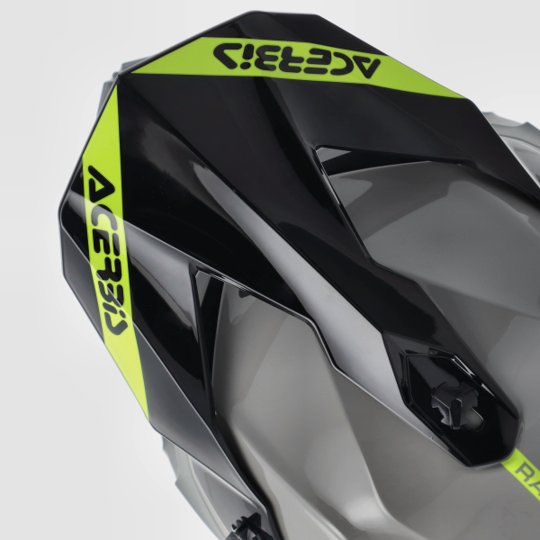 Acerbis Linear 22-06 egyszínű szürke M méretű bukósisak, 3, nordicamoto.ro