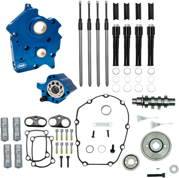 Cam Chest Kit For M-eight Engine Black, Gloss, 1, nordicamoto.ro