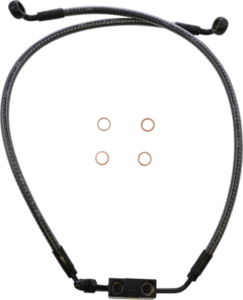 Karbonfibr Lower Brake Line Silver, Carbon Fiber, Karbonfibr Standard, 1, nordicamoto.ro