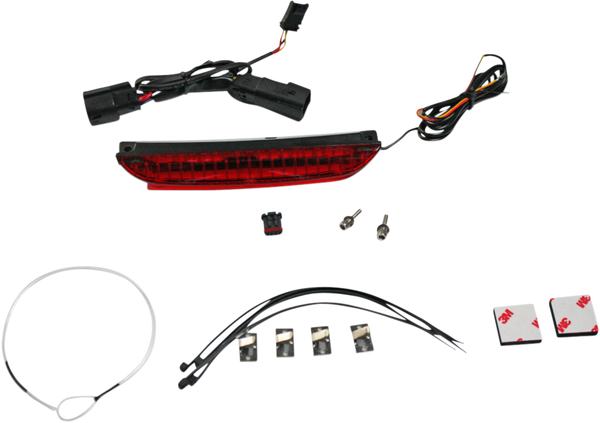 Luggage Rack Led Light Bar Red, 1, nordicamoto.ro