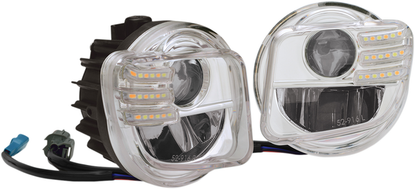 Tridium Led Fog Light Kit Chrome, 3, nordicamoto.ro