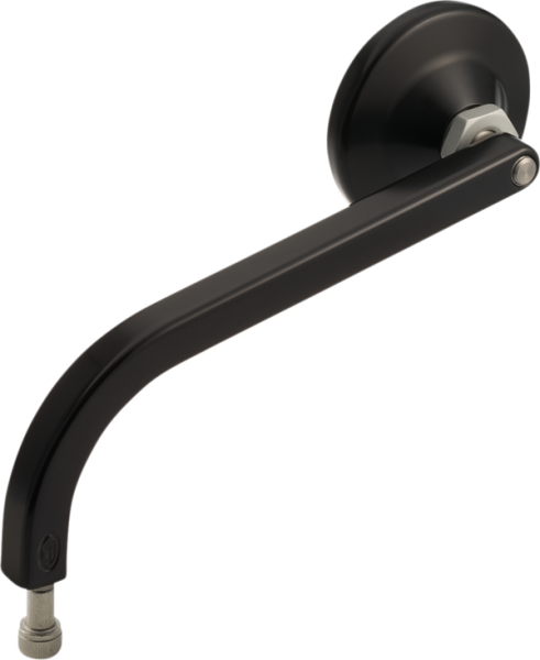 No. 2 Standard 2-1/4(r) Round Mirror Black, 1, nordicamoto.ro