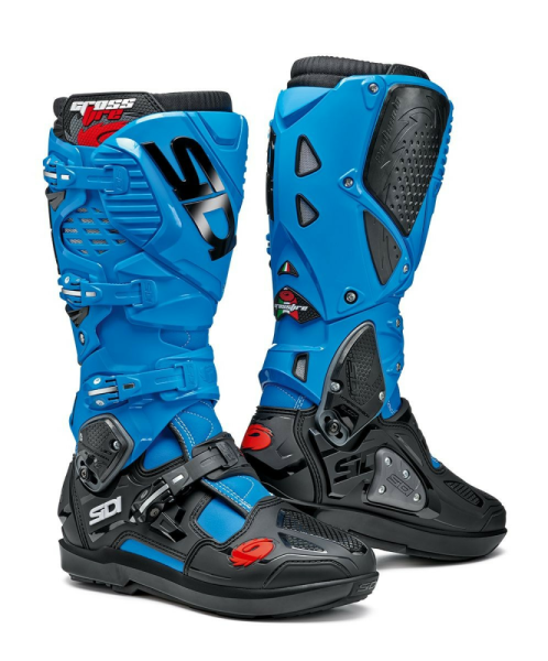 Cizme Sidi Crossfire 3 SRS Light Blue/Black 42, 1, nordicamoto.ro