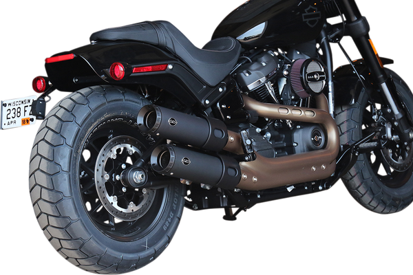 Grand National Slip-on Mufflers Black, 2, nordicamoto.ro