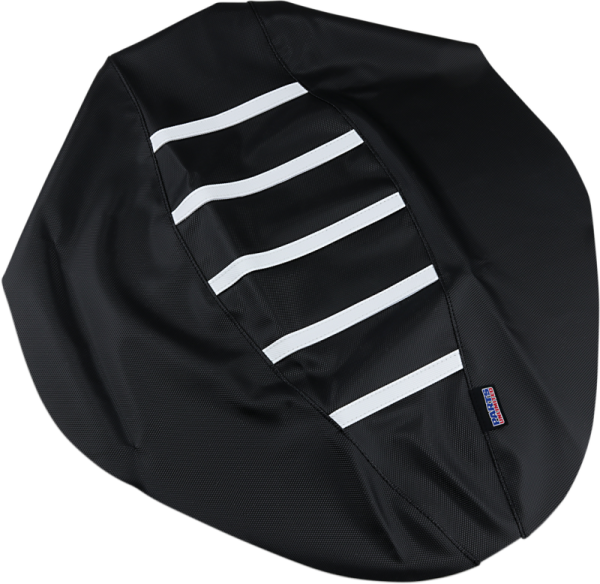Gripper Seat Cover Black, White, 1, nordicamoto.ro