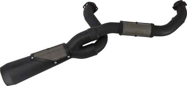 Big Sexy 2-into-1 High Performance Exhaust Black, Ceramic, 3, nordicamoto.ro