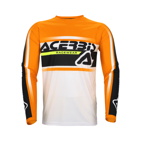 Acerbis Linear Lugo póló, narancssárga/fehér, XL, 5, nordicamoto.ro