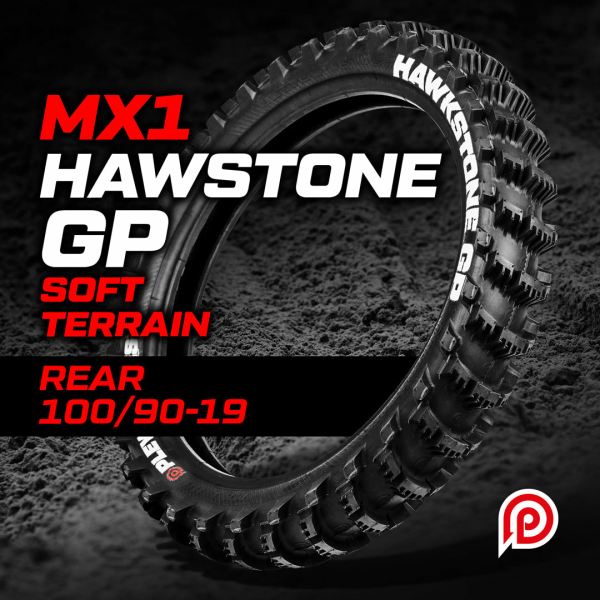 100/90-19 Plews MX 1 Hawkstone GP homokpályás hátsó motokrossz gumiabroncs, 1, nordicamoto.ro