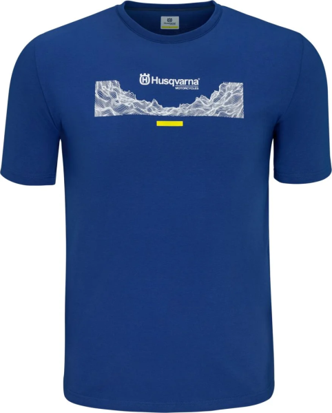 Husqvarna Gotland Blue póló, M-es méret, 1, nordicamoto.ro