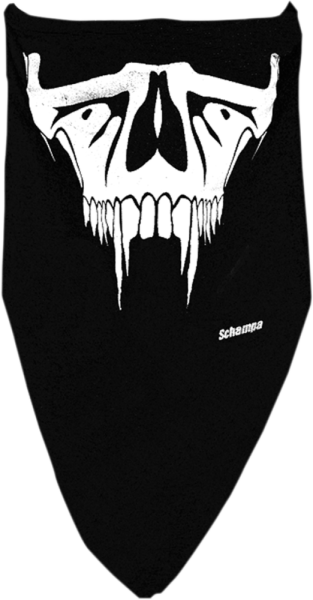 Stretch Skull Half-face Mask Black, 2, nordicamoto.ro