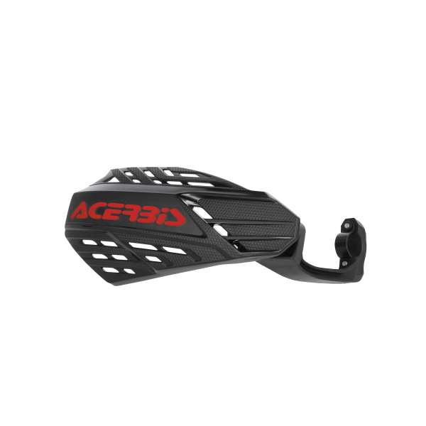 Acerbis Linear Vented univerzális terepkerékpár-kézvédő KTM/Honda/Yamaha/Kawasaki/Husqvarna/GasGas/Beta modellekhez – Fekete/Narancssárga, 9, nordicamoto.ro