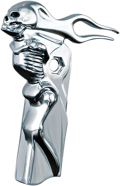 Zombie Front Shift Arm Cover Chrome, 1, nordicamoto.ro