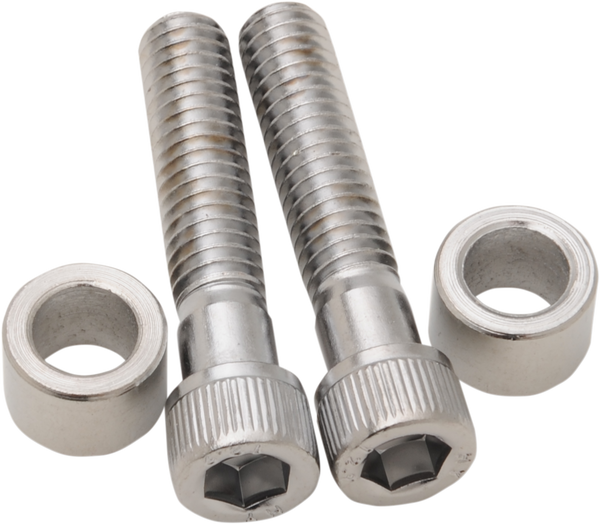 Handlebar Clamp Screws With Spacers Silver, 1, nordicamoto.ro