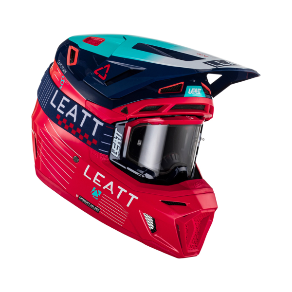 Casca Leatt 8.5 V23 Red/Navy/Blue  (Ochelari Velocity 5.5 Cadou) L +, 1, nordicamoto.ro