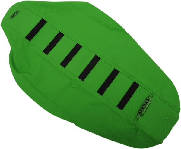 6-rib Gripper Seat Cover Green, 2, nordicamoto.ro