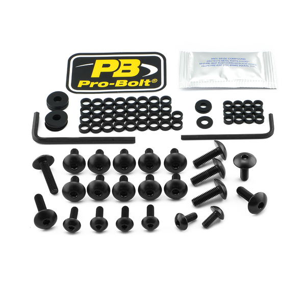 Fairing Bolt Kit For Yamaha Black, 1, nordicamoto.ro