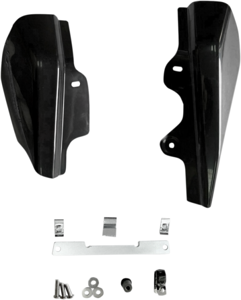 Frame Mounted Heat Deflectors Black, 1, nordicamoto.ro