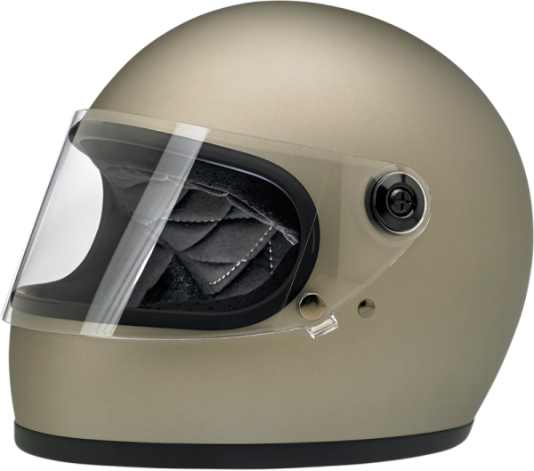 Gringo S Full Face Helmet Flat Titanium Large Brown, Silver L +, 1, nordicamoto.ro