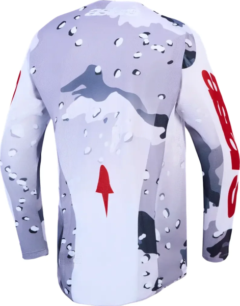 Alpinestars Racer Air Lone póló, szürke/fehér/piros, XL, 3, nordicamoto.ro
